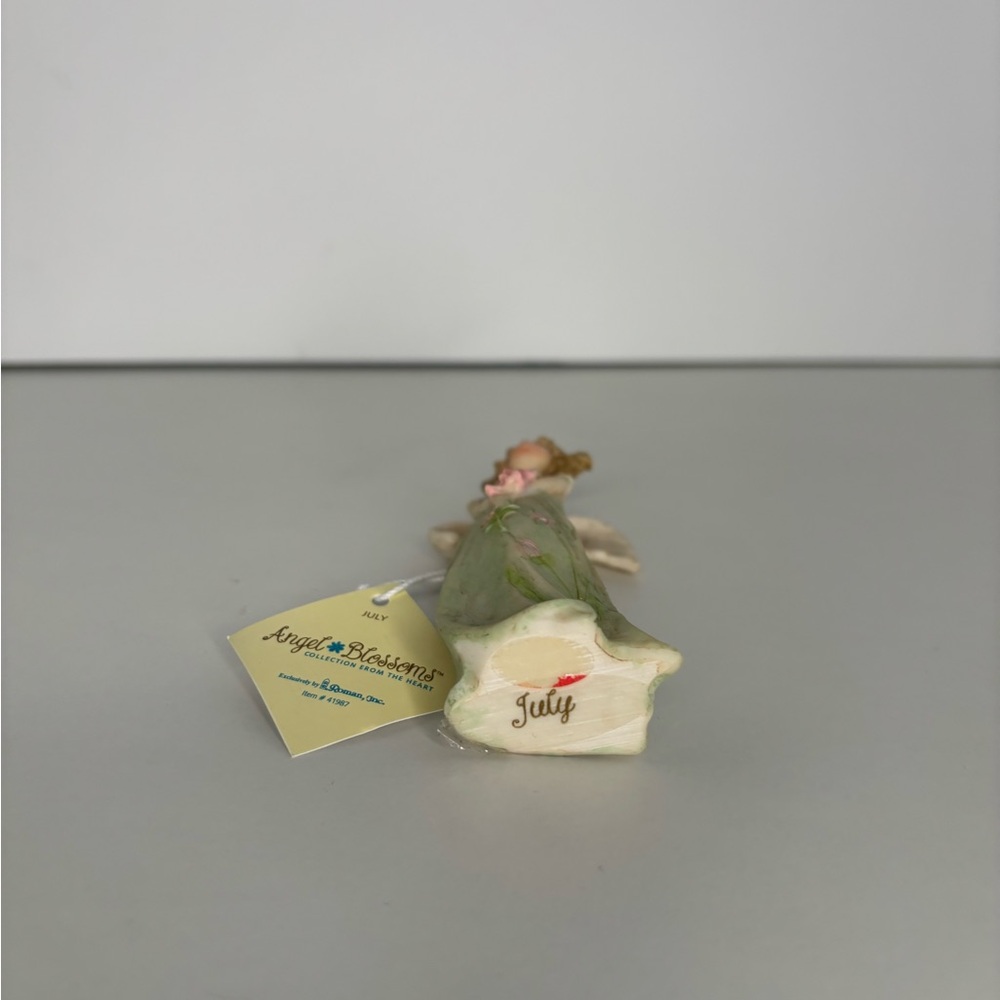 Vintage Angel Blossoms July Angel with Tag - Picture 5 of 5